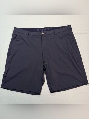 Infinity Linear Flex Performance Golf Shorts Men's Size 40 Navy Stretch Athletic